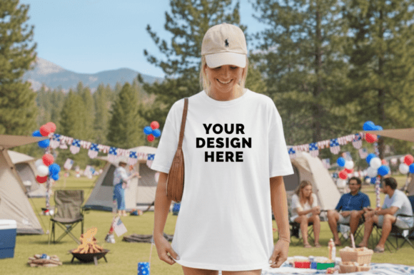 Comfort Colors 1717 Tshirt Mockup