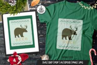 Funny Christmas Print T-Shirt Sweater: Graphics & Print Templates