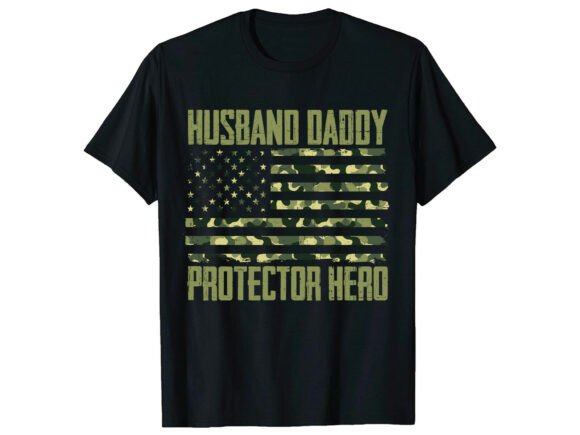 Husband Daddy Hero: Premium Father's Day Graphics & T-Shirt Designs