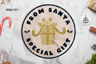 Merry Christmas and Santa T-Shirt Graphics for Print Templates
