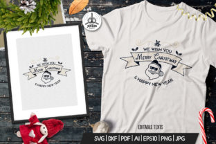 Merry Christmas T-Shirt Graphics & Print Templates