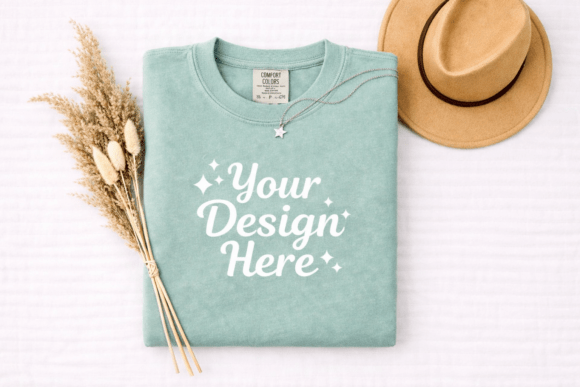 Seafoam Comfort 1717 Colors Shirt Mockup
