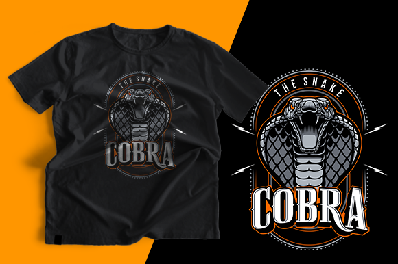 Snake Cobra Graphics for Print Templates