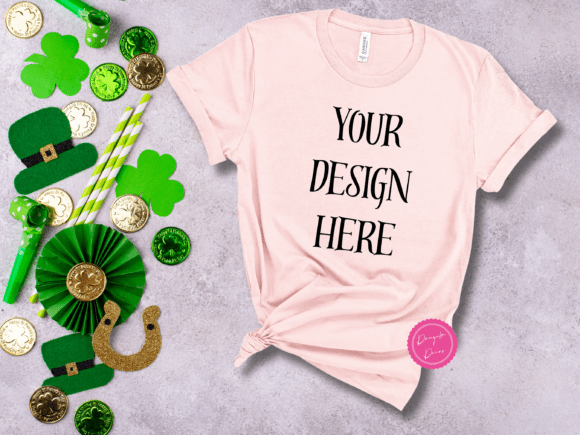Styled St. Patrick’s Day Mockup for Graphics and T-Shirts